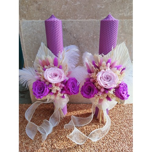 Set lumanari "Violet" Set lumanari "Violet"