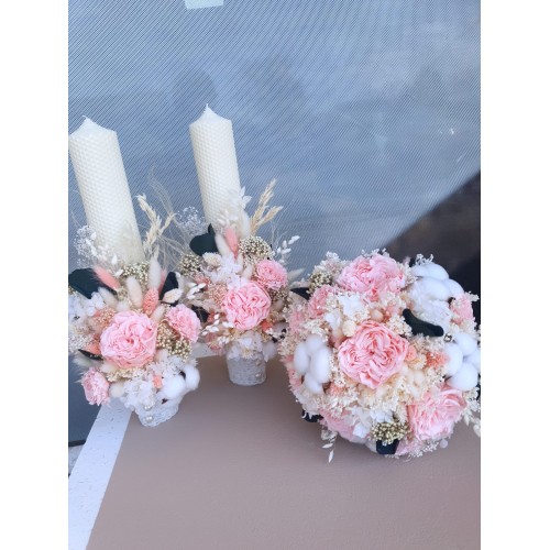 Set lumanari "Rosa"